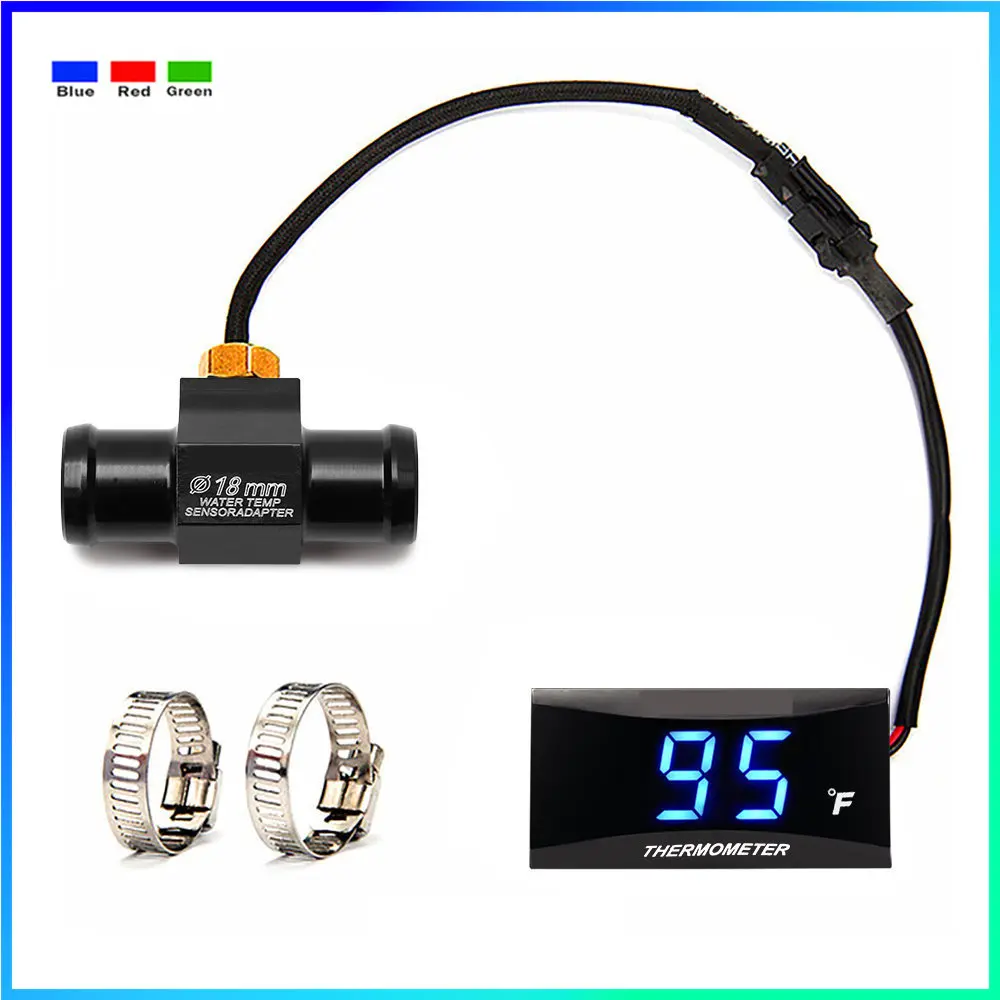Koso-termómetro para motocicleta, medidor Universal de grados Fahrenheit, Sensor de temperatura para motocicleta XMAX250 300 NMAX CB 400 CB500X