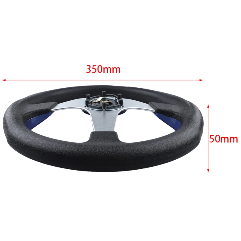 Universal 14 inch 350mm  Racing Car PVC Modification Mini Drifting Steering Wheel