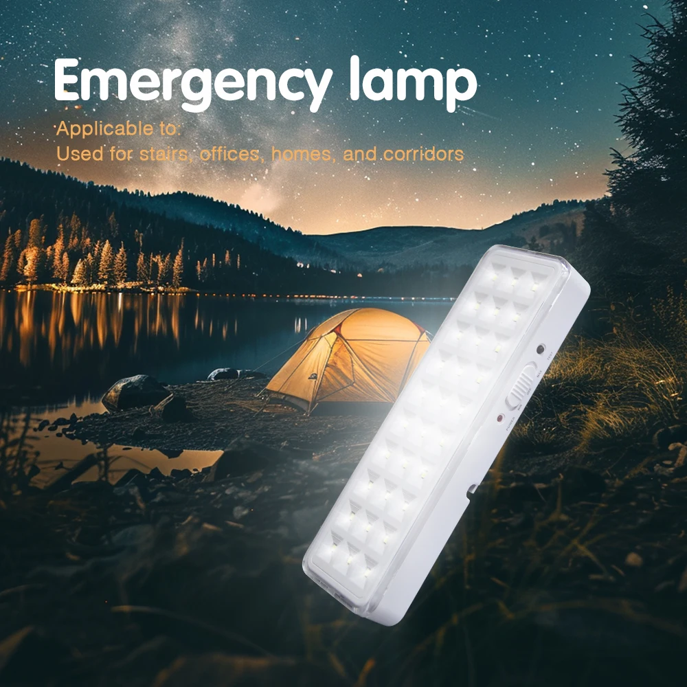 Group 30LED Fire Fighting Lights Emergency Evacuation Light Outdoor Camping Light Wall-mounted Home Bulb for Power Outage