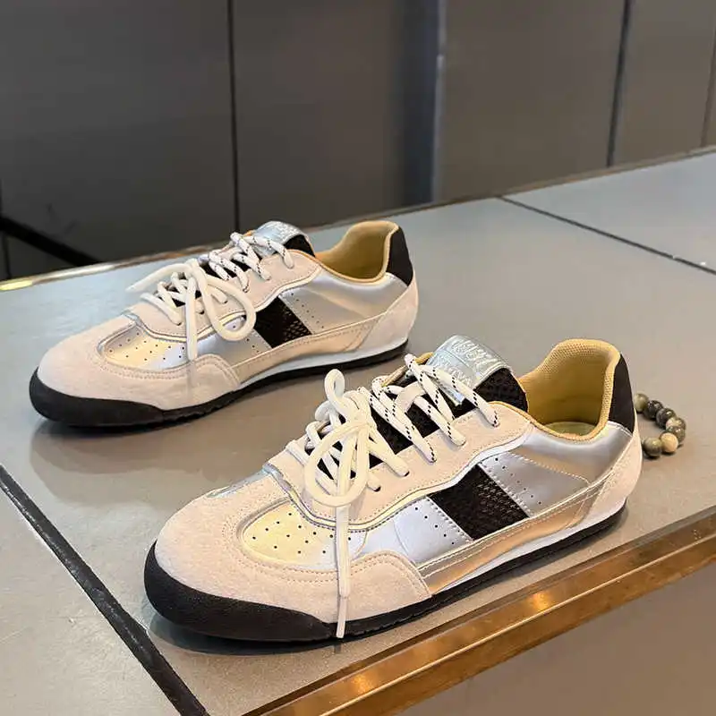 

Tied Spring-autumn White Boots Casual Men's Shoes Summer Sneakers Moccasin Shoes For Men Sport Leading Boti Loafers Lofers