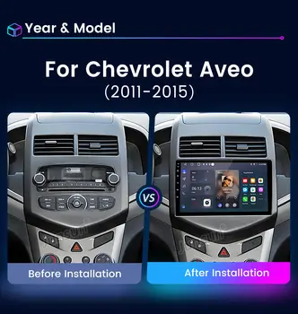 Junsun AI語音車上音響收音機,支援無線CarPlay、蘋果和安卓車載系統,適用於雪佛蘭Aveo 2 Sonic T300 2011-2015款,附觸控螢幕 12 最佳銷售 CarPlay Junsun - №2