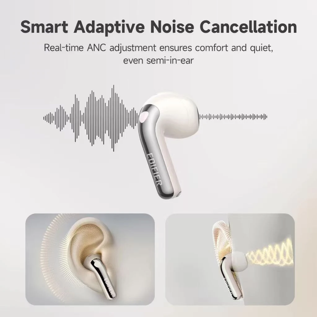 Edifier Evobuds True Wireless Earbuds Bluetooth Earphone with AI Voice Translation Noise Cancelling Bluetooth 6.1 Hi-Res IP54