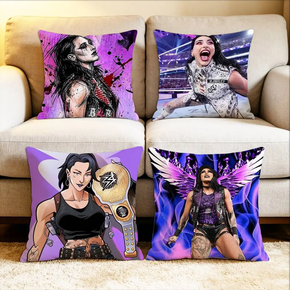 

Wrestler R-RheaRipley Various Sizes Square Pillow Case For Car Home Bedchamber Decor