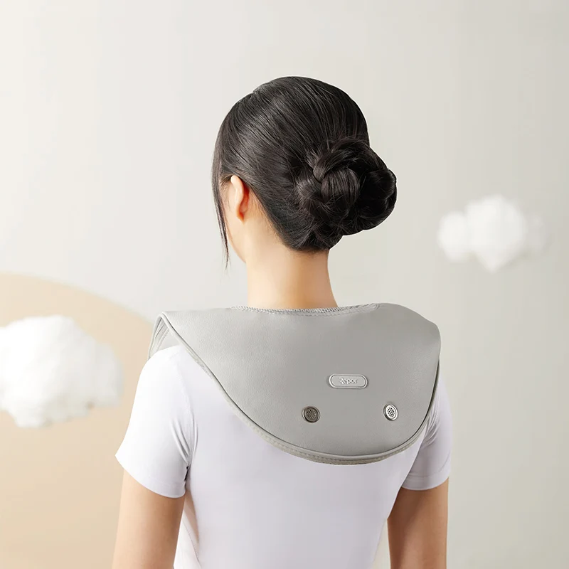 Xiaomi-chal de masaje multifuncional para el hogar, instrumento de masaje de vértebra Cervical y hombros, compresión caliente