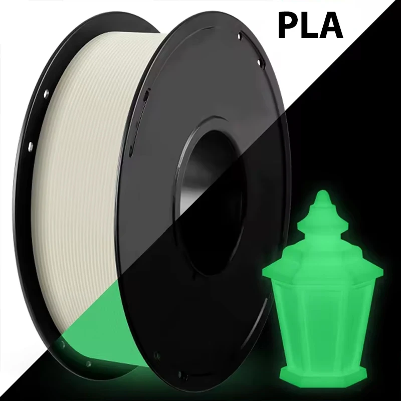 

250 г 500 г 1 кг PLA серебристая нить для 3D-принтера, светящаяся в темноте зеленая 1,75 мм, сублимационный материал для 3D-печати, светящийся синий