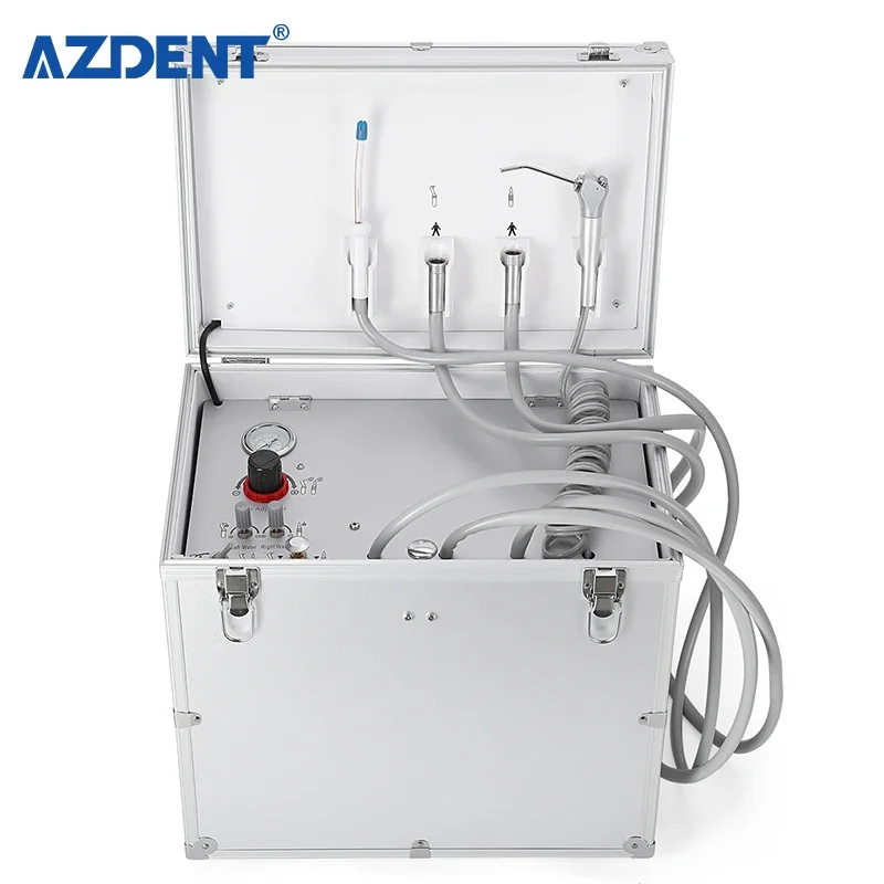 Azdent Portable den tal Unit Electric with Air Compressor BD-402