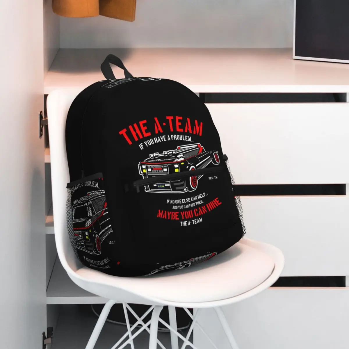 The A Team Backpack Daypack Large Capacity Kids BookBag School Bag Shoulder Bags for Men Women
