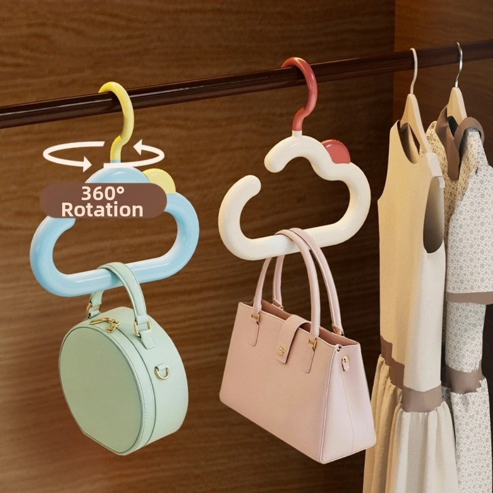Cloud-Shaped Design Multi-Purpose Hanger Hanging Rack Multifunctional Closet Hook Organizer Plastic Material Plastic Hanger
