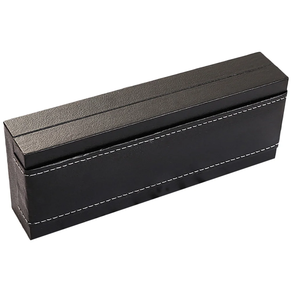 

Fountain Black Storage Organizer Portable Pen Holder Display Box Pen Gift Box Container Student Supplies