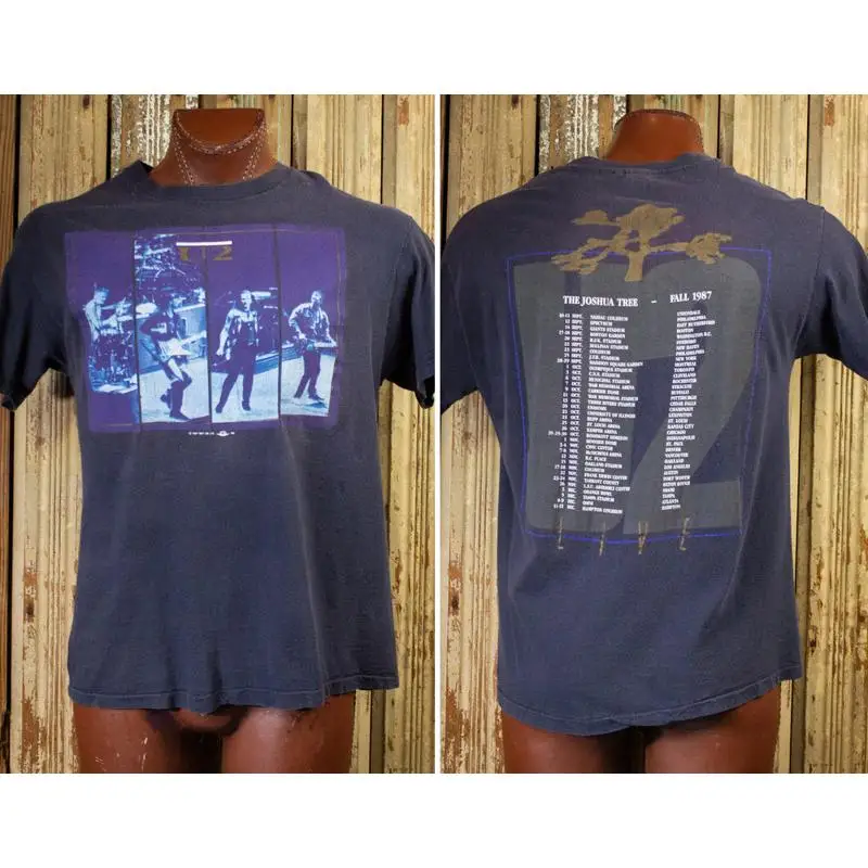 Vintage U2 Joshua Tree Concert T Shirt 1987