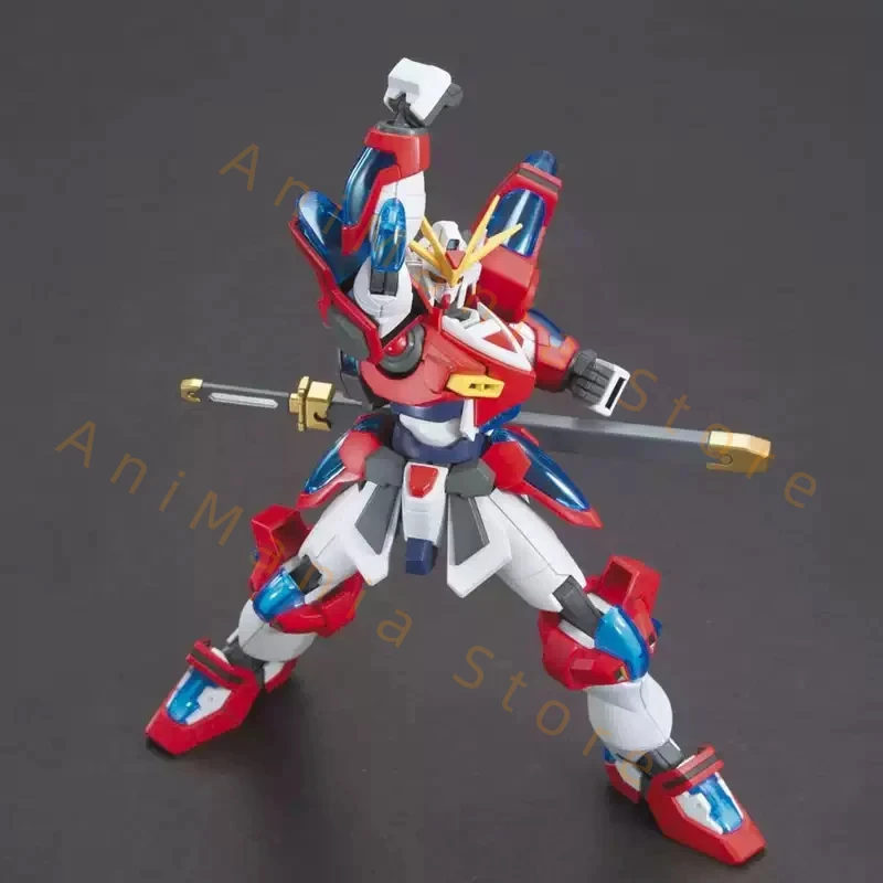 Bandai Original GUNDAM HG Serie TRY BURNING KAMIKI BURNING GUNDAM Anime Action Figure Montage Modell Spielzeug Sammeln Modell