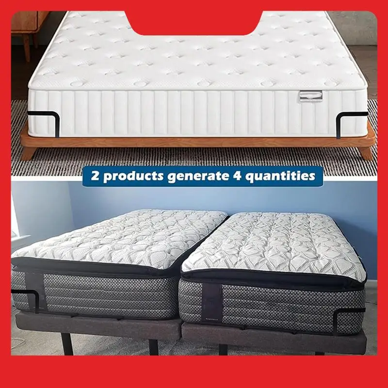 

Mattress Retainer Bar Keep Mattress Stopper From Sliding Slide Stopper To Prevent Sliding Holder In Place Gripper 2PCS Metal