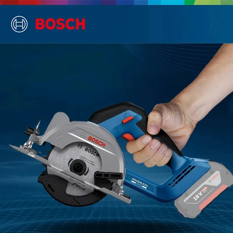 Bosch GKS18V-44 Cordless Circular Saw 18V5.0Ah Battery Sets 125MM Woodworking Household Brushless Wood Cutting Power Tool