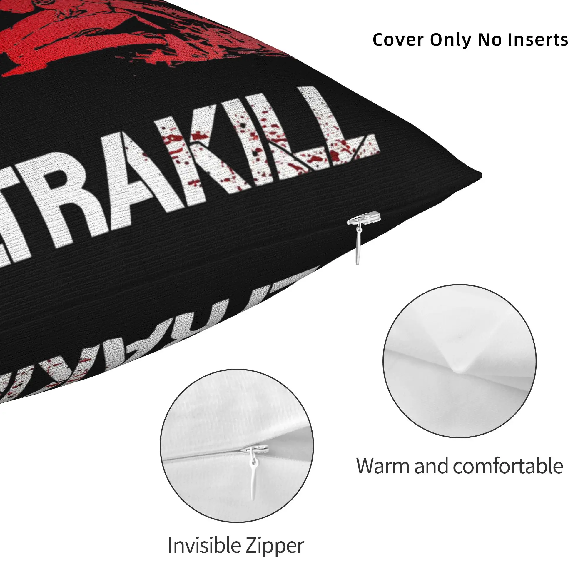 Ultrakill Shooting Game Hell is Kill Pillowcase Polyester Cushion Cover Decorative V1 Rock Pillow Case Cover Bed Drop Shipping