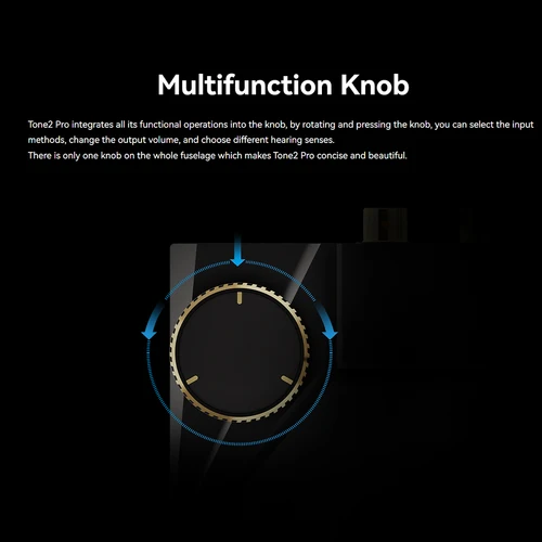 Imagen 2 del producto Khadas Tone2 Pro HiFi DAC portátil de escritorio DAC AMP ES9038Q2M DAC Amplificador MQA 768K/32Bit y DSD512 nativo para Audio doméstico