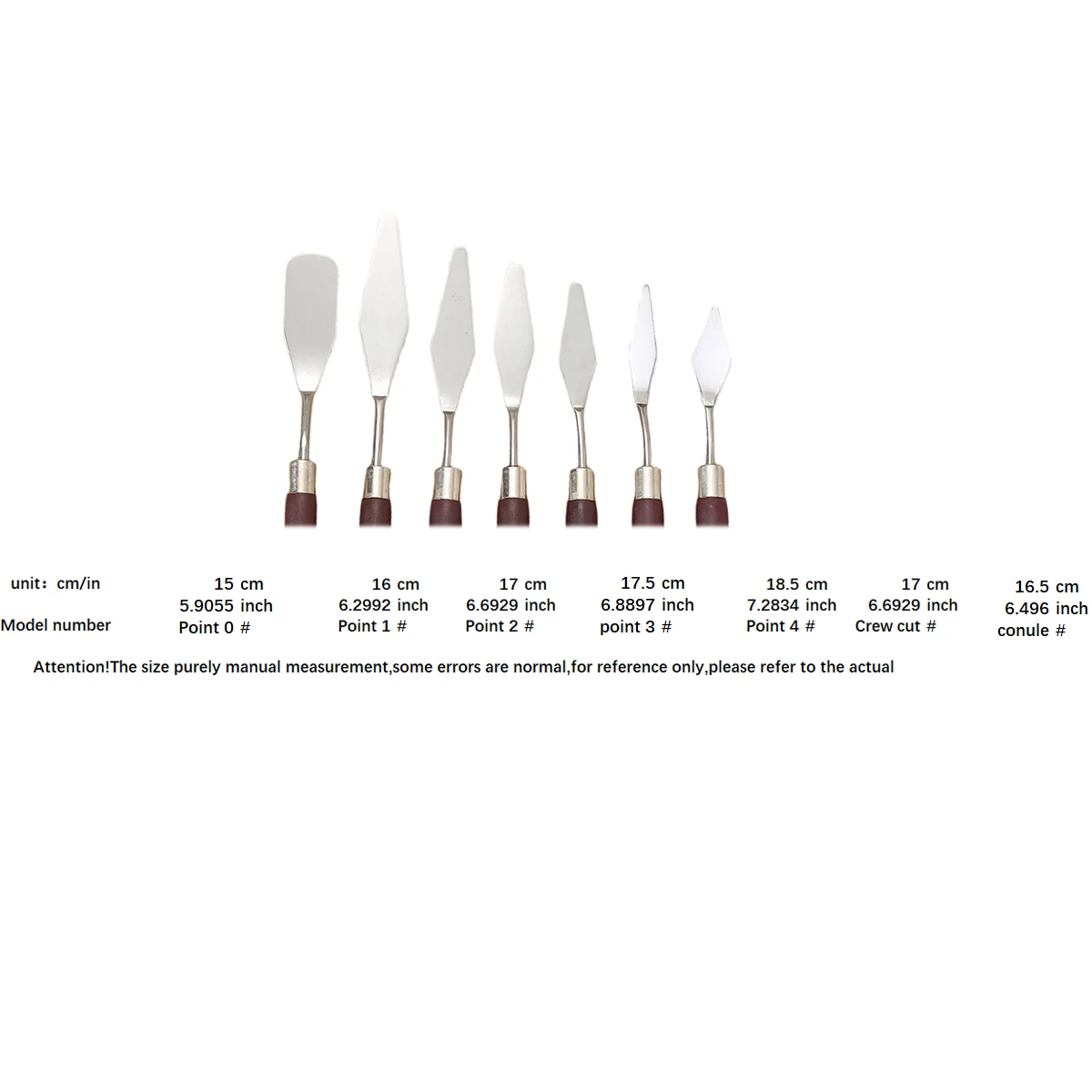 7-Piece Palette Knife Set 6