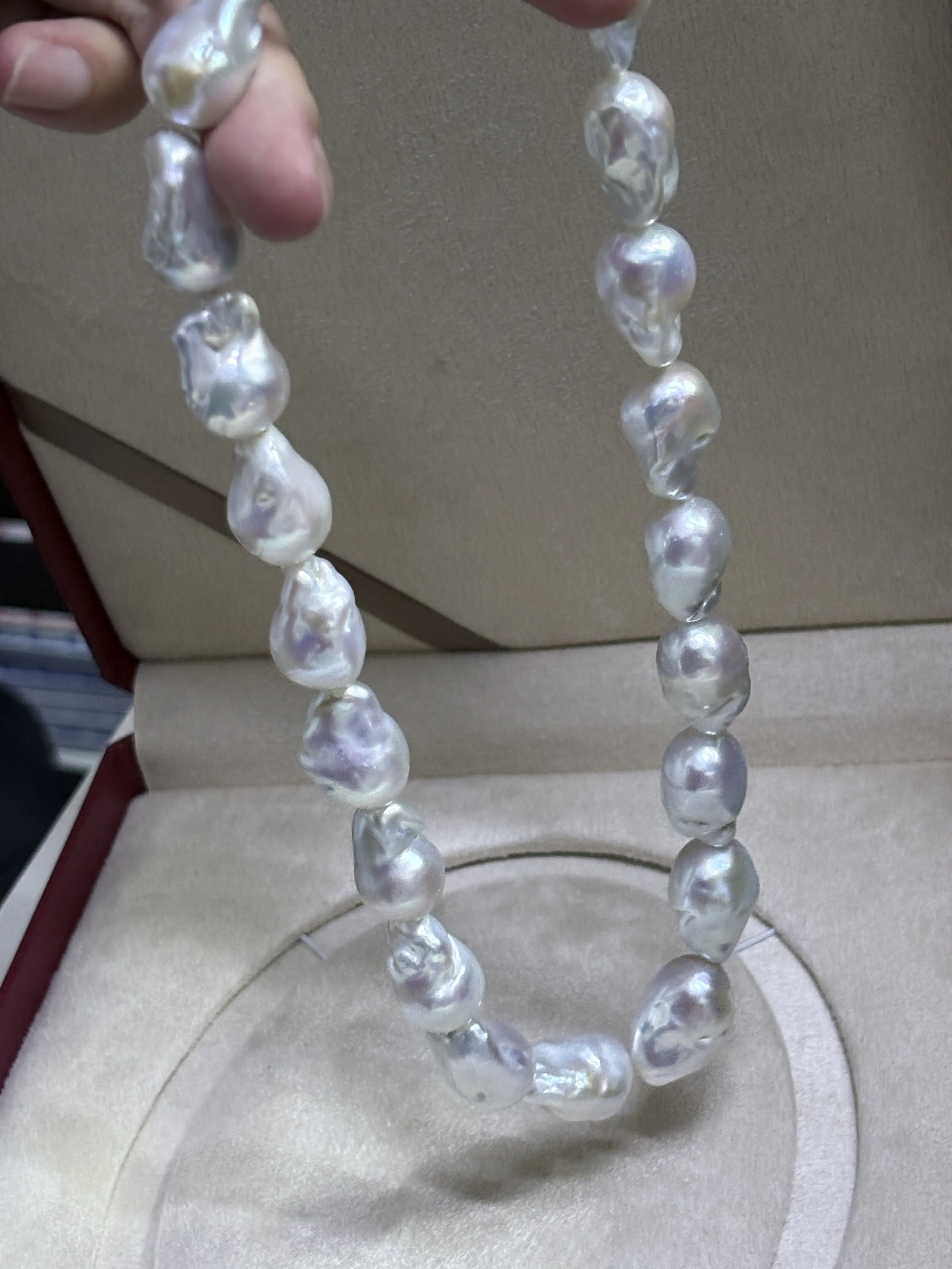 Limited Time Promotion South Sea Natural Baroque Pearl Necklace 45cm - Elegant Goddess Style Jewelry