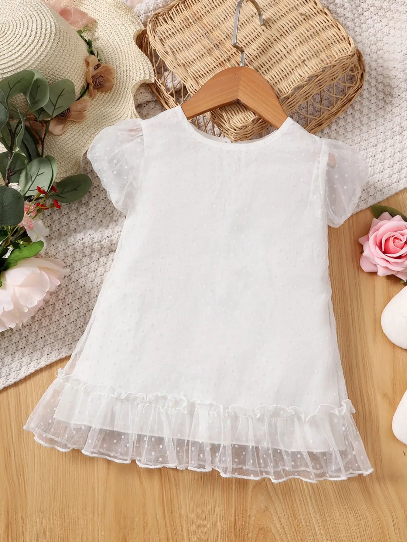 Baby summer casual simple comfortable breathable dress