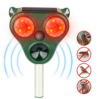 Ultrasonic rat repellent LED high-power alarm animal repellent outdoor solar bird repellent with infrared sensing function