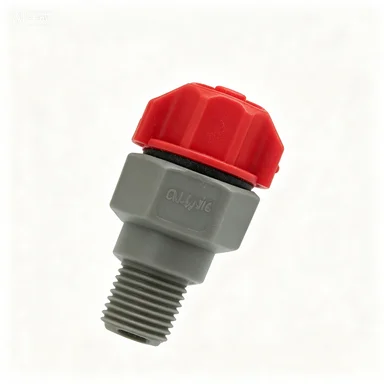 Industrial Plastic Spray Nozzle, PP Material Quick Disassembly Flat Fan for PCB Cleaning