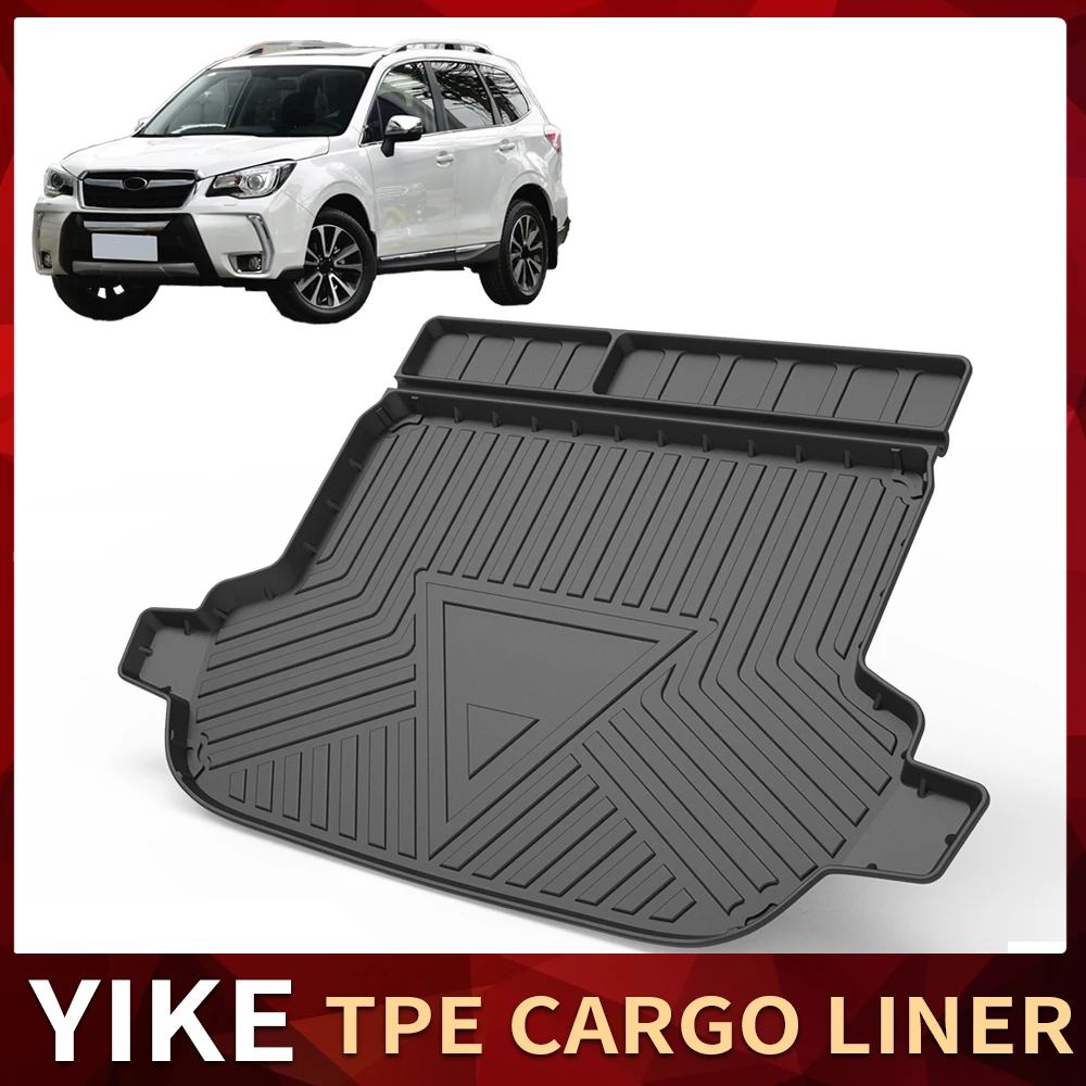 For Subaru Forester SJ 2014-2018 Auto Car Cargo Liner All-Weather TPE Non-slip Trunk Mats Boot Tray Carpet Interior Accessories