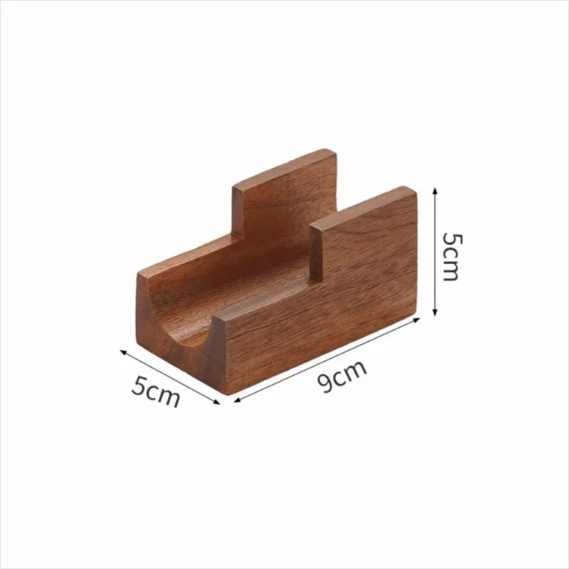 Creative Sapele Wood Sushi RackU-shaped Sushi Rack Japanese Style U-shaped Sushi Boat Thickened Walnut  Rack Home
