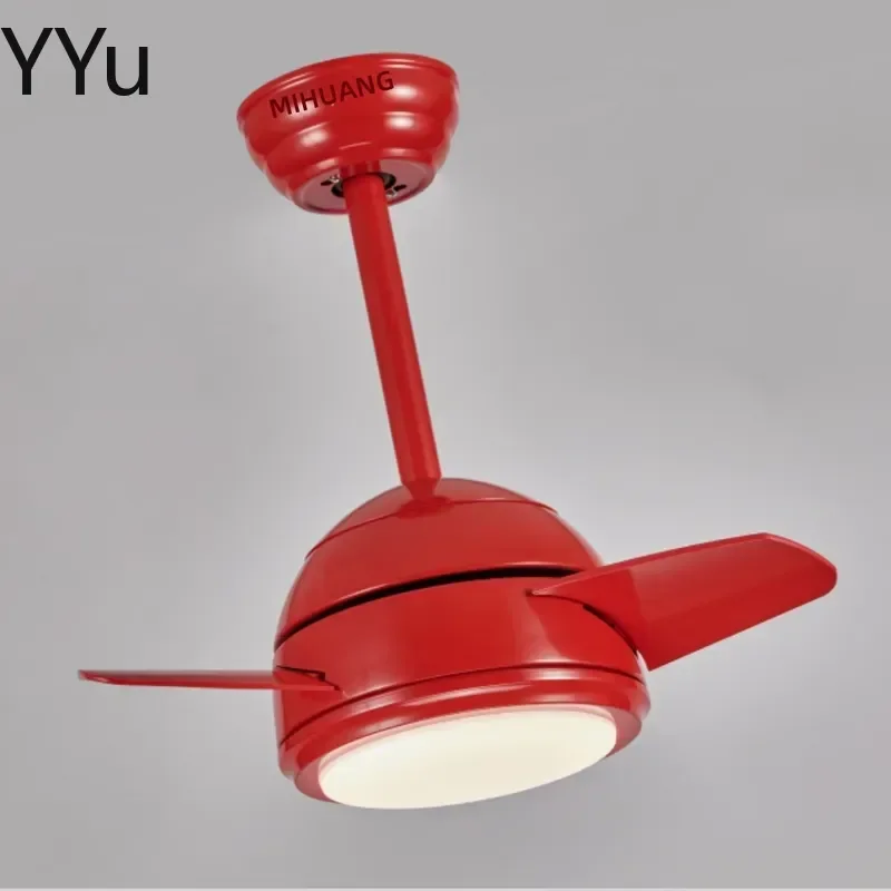 for Children Room Ceiling Fan Light 20 Inch Bedroom Soft Wind Modern Small Electric Fan Lamp Integrated Lighting Fixture