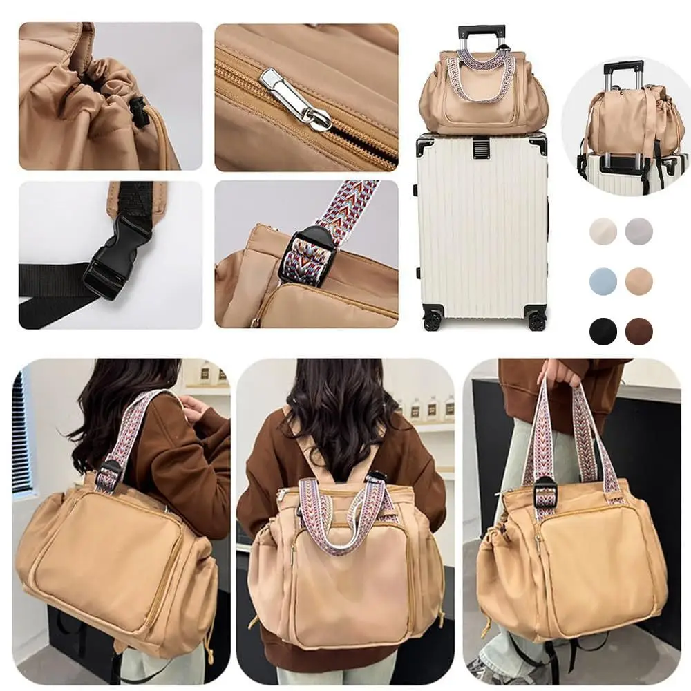 Essential Travel Organized Bag Adjustable Straps 4 Way Convertible Tote Bag Multifunctional 15 Smart Pockets Backpack Women