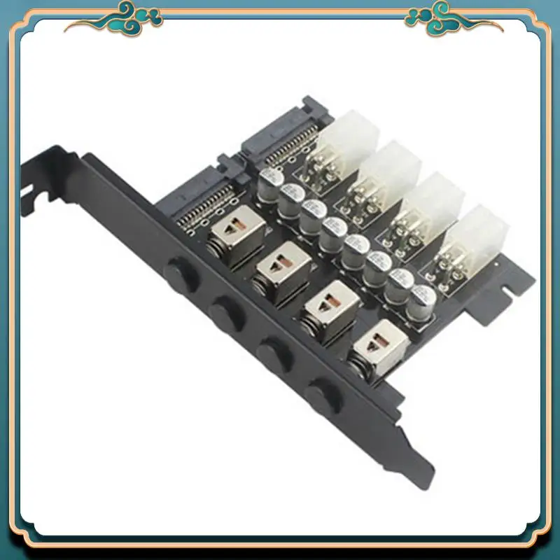 (جديد) - بطاقة توسيع PCI موفرة للطاقة مع كابل SATA يعزز أداء جهاز التحكم في القرص الصلب ثنائي القناة