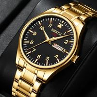 NIBOSI Top Quality Luxury Men Watch Fashion Quartz Wristwatches Stainless Waterproof Luminous Date Week Sport Relogio Masculino