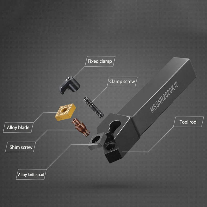 MSSNR1616H12 MSSNR2020K12 MSSNR2525M12 MSSNR3232P12 держатель внешнего токарного инструмента Расточная штанга режущие аксессуары токарный станок с ЧПУ