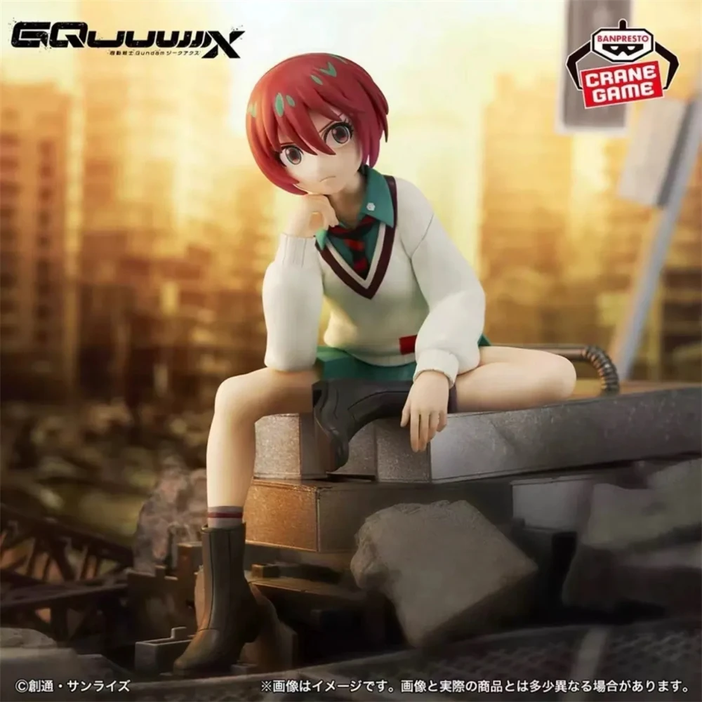 

Bandai Gundam Gquuuuuuux Amate Yuzuriha Desktop Instant Noodle Pressing Products Model Doll Action Figure Birthday Gift