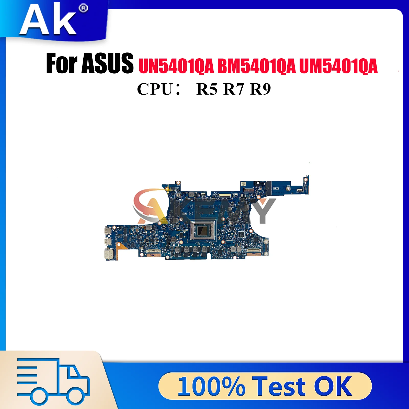 

UM5401QA Материнская плата для ноутбука ASUS ZenBook Duo RN5401QA UN5401QA RM5401QA UM5401Q BM5401QA Материнская плата с процессором R5 R7 R9 быстрая доставка