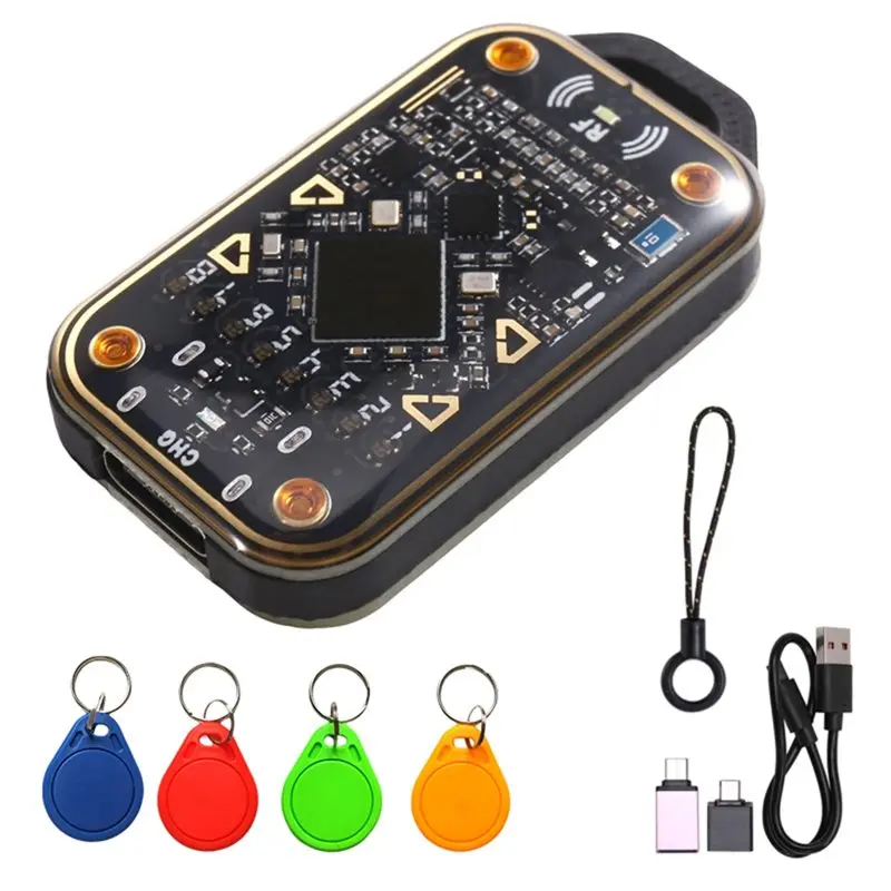 B48A Chameleon V3.0 RFID Smart Chip Emulator+ 4XUID Keychain Reader ID IC Smart Card Read Write Smart Card Tag Copyer Copier