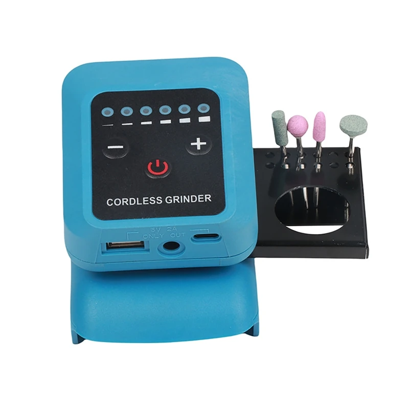 80W Electric Grinder Mini Electric Grinder 18000r/min Home DIY For 18V-21V Makita Lithium Battery Reverse Steples Speed Adjust