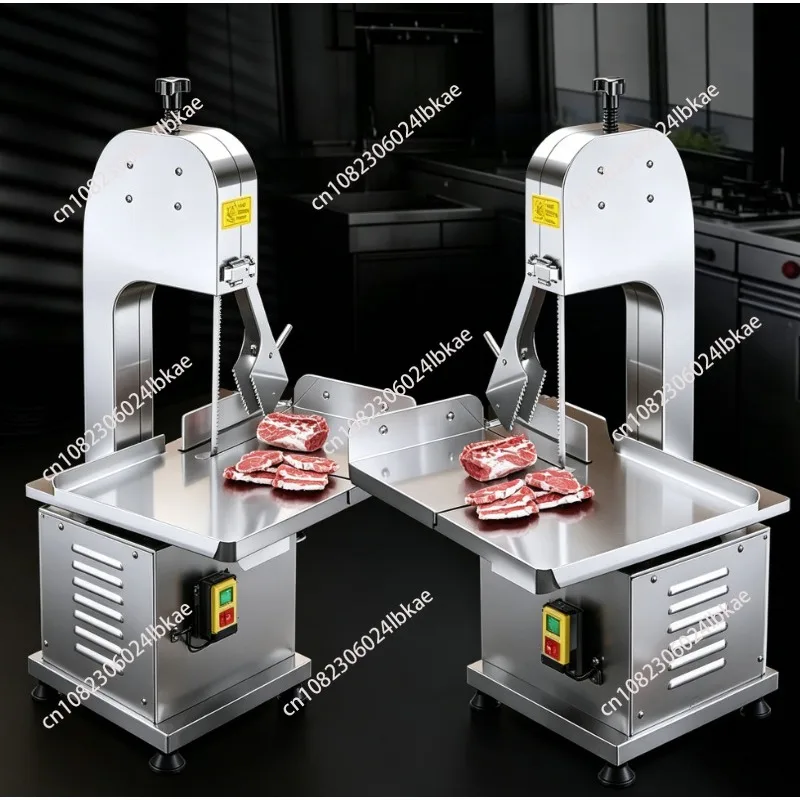 Commercial Desktop Electric Bone Saw, Food Cutting Machine for Kitchen Use
