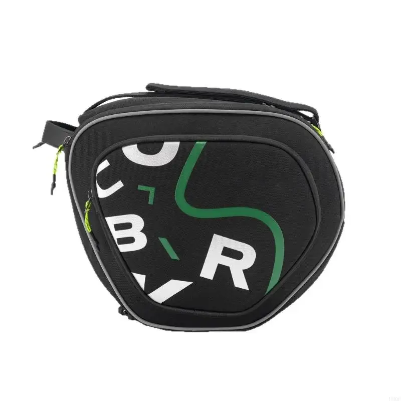 2025 New High Capacity 12L Motorcycle Storage Bag Including Double Closure Helmet Compartment and Contoured Design for cycling