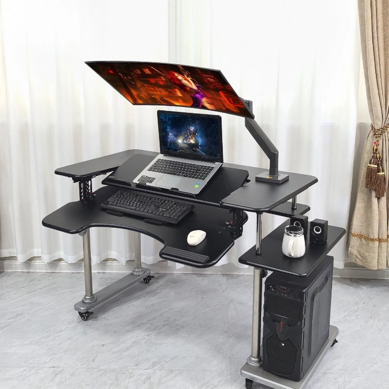 Desktop e-sports table, first-class space capsule computer table, mobile lifting bracket for home use