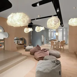 Modern Cloud Chandelier Lamp Hanging Lamp White Pendant Lights for Coffee Shop Clothing Store Commercial Bedroom Living Room