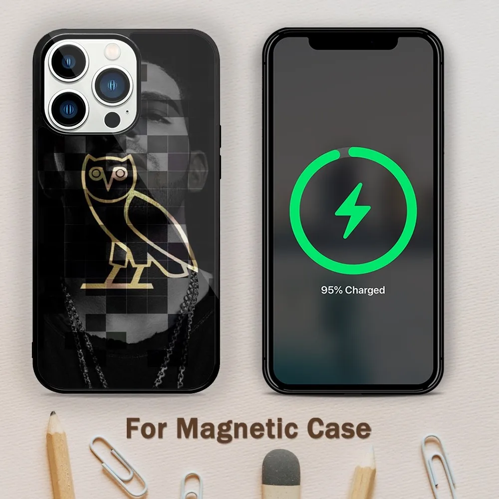 O-OVO-Cool-D-Drake Phone Case For Magnetic Attraction iPhone 11 12 13 14 15 Mini Pro XS Max X S Plus XR Shell