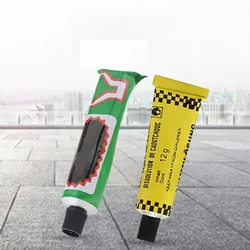 1-4Pcs  Automobile Motorcycle Bicycle Tire Tyre Repairing Glue Inner Tube Puncture Repair Cement Rubber Cold Patch Solution Tool