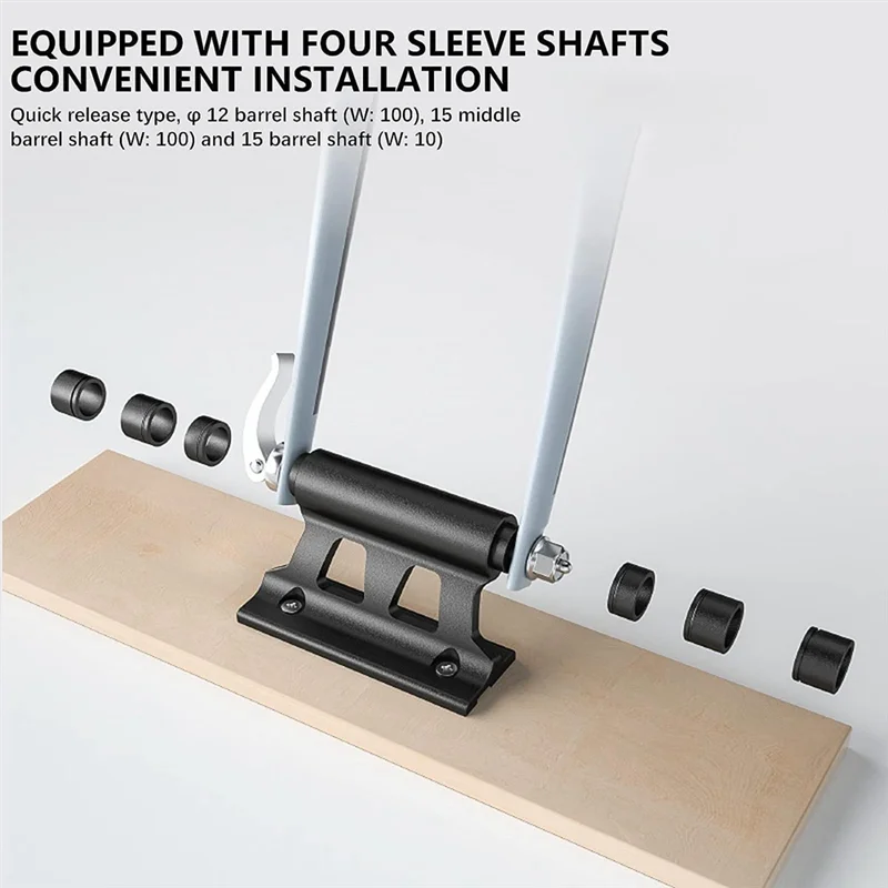 

A23I-2Pcs Bike Fork Mount Quick Release Fork Mount Truck Bicycle Carrier Fixed Clip Luggage Rack Accessories With Thru Axle Blac