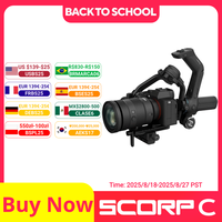 FeiyuTech Official Feiyu SCORP-C 3-Axis Handheld Gimbal Stabilizer Handle Grip for DSLR Camera Sony/Canon/Nikon with 2.5kg Load
