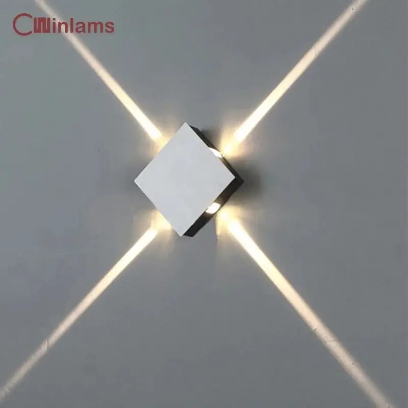 LED Wall Lamp Bedside Lamp Bedroom Living Room Wall Lamp Modern Simple Creative Corridor Hotel Cross Star Wall Light AC85-265V