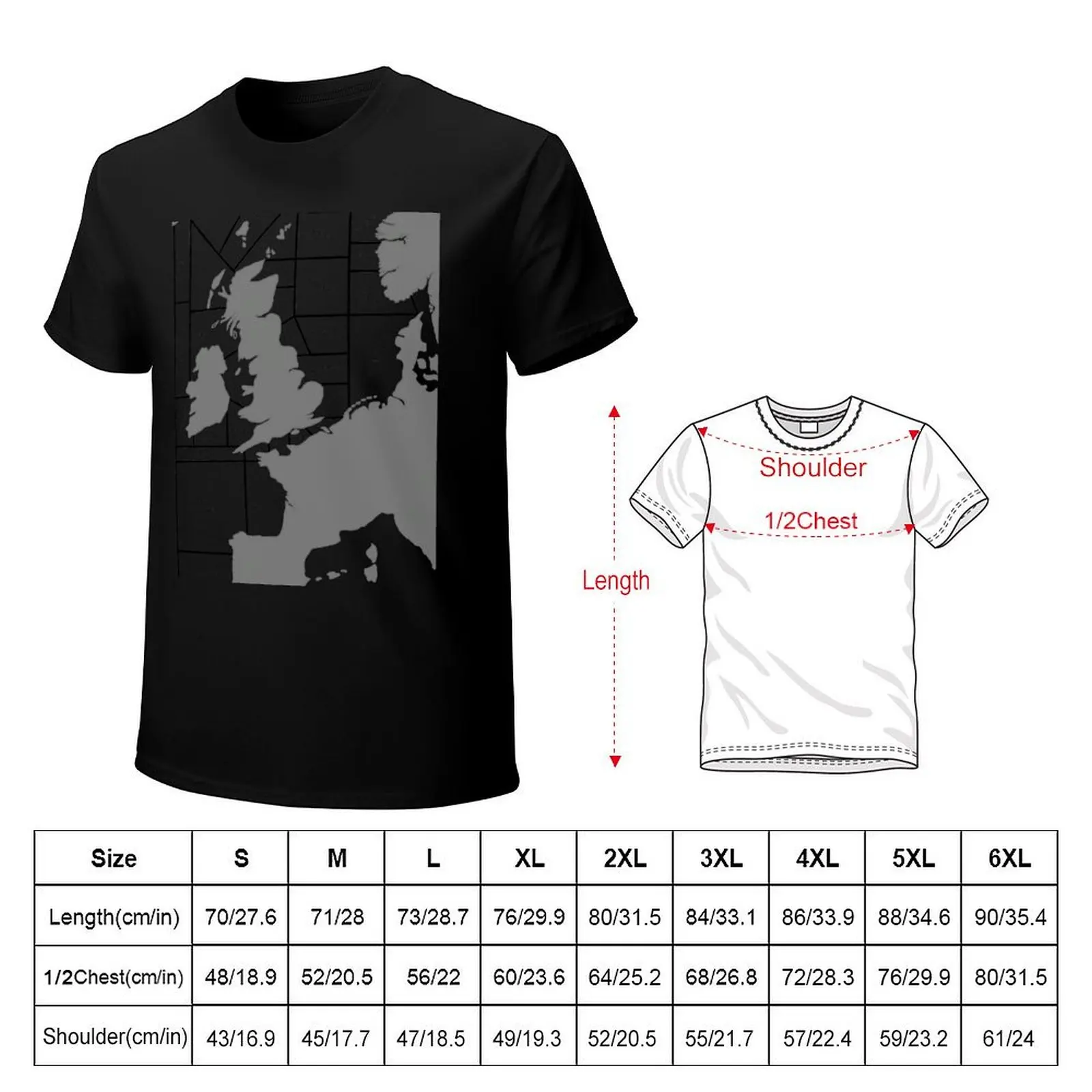 Shipping Forecast UK Map - Labelled T-Shirt vintage anime shirt plus size clothes anime tshirt anime shirts men