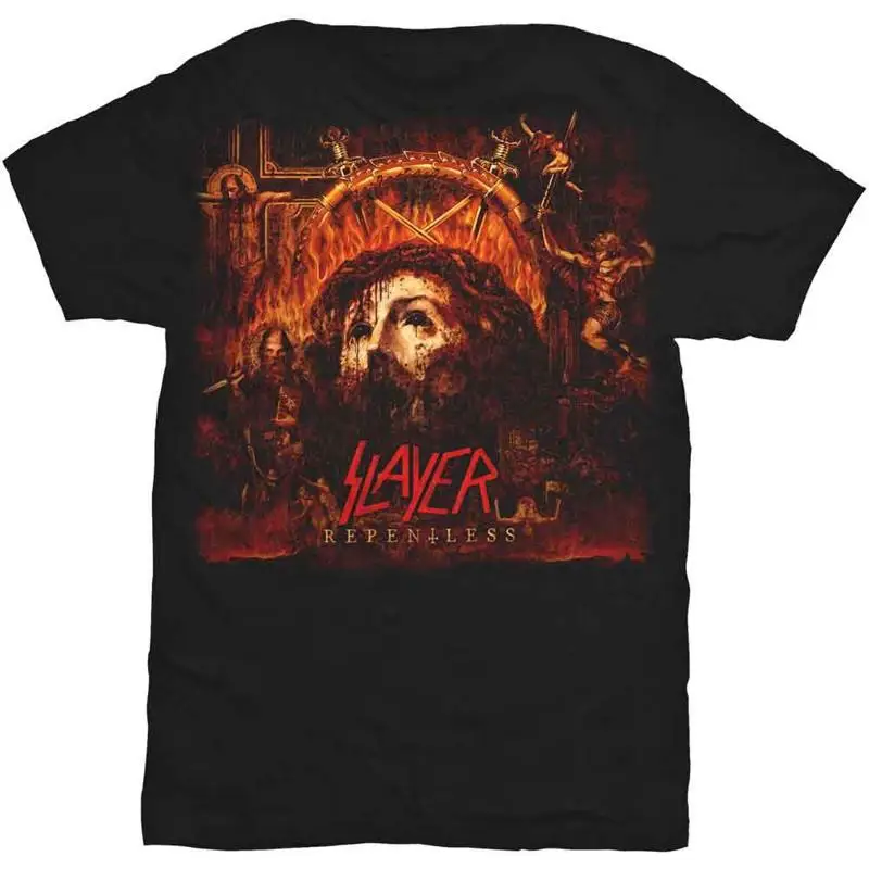 تي شيرت Slayer Men's Repentless، أسود، صغير