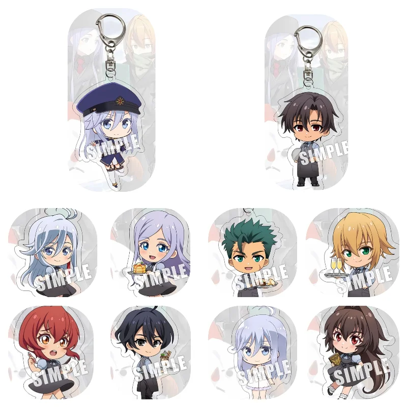 Anime 86 Ottantasei Milize Shinei Angie Emma Seo Teriga COSTUME Cosplay Acrilico Portachiavi Portachiavi Prop Regali di Natale