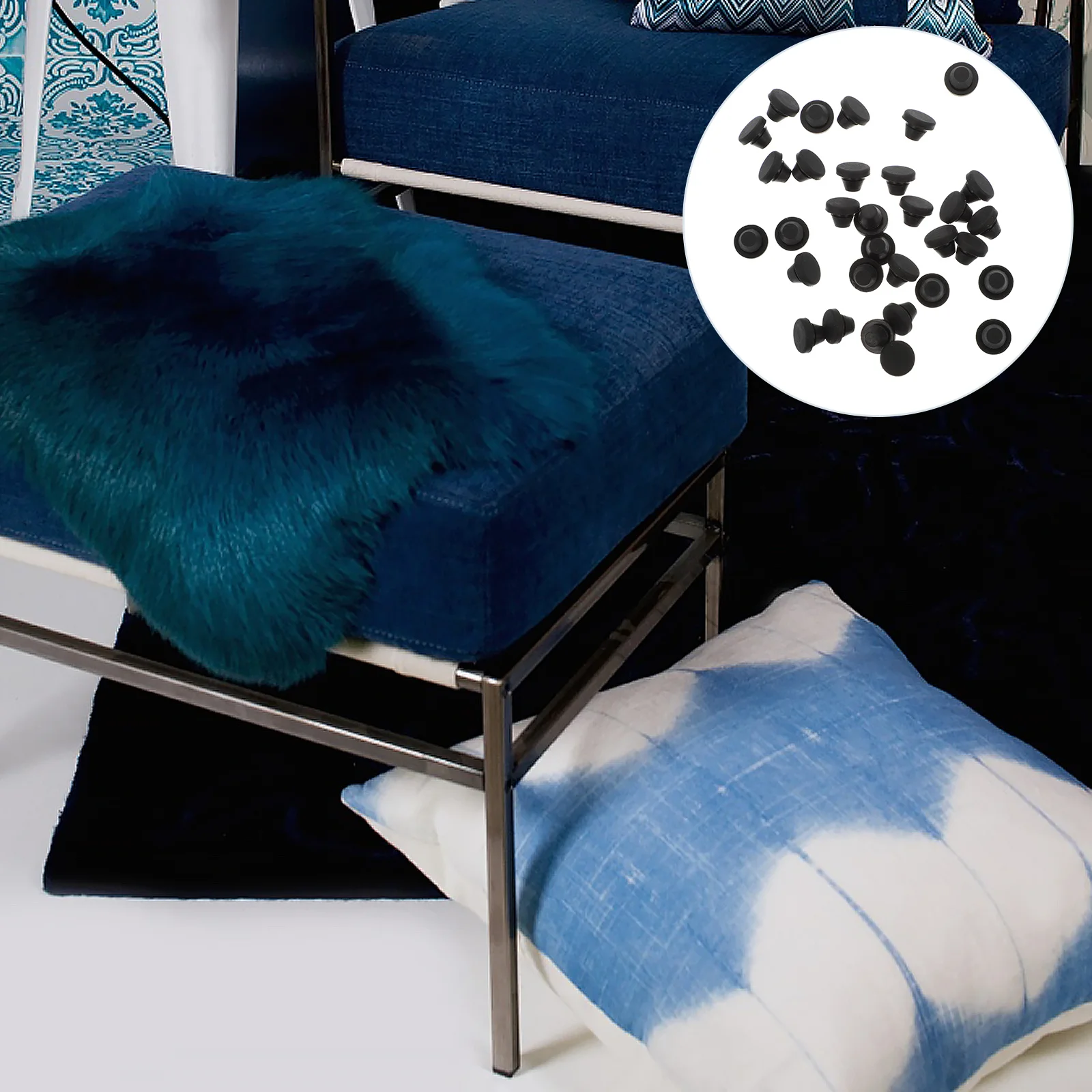 50 قطعة قدم طاولة سيليكون يغطي تفتق شكل المضادة للتصادم حامي للأثاث كرسي الساق مكتب وسادة للقدم غرفة المعيشة المنزلي