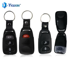 YIQIXIN-carcasa de llave de coche con 2/3/4 botones para Hyundai, Kia, Carens, Santa Fe, Tucson, funda de control remoto automático, llavero sin soporte de batería