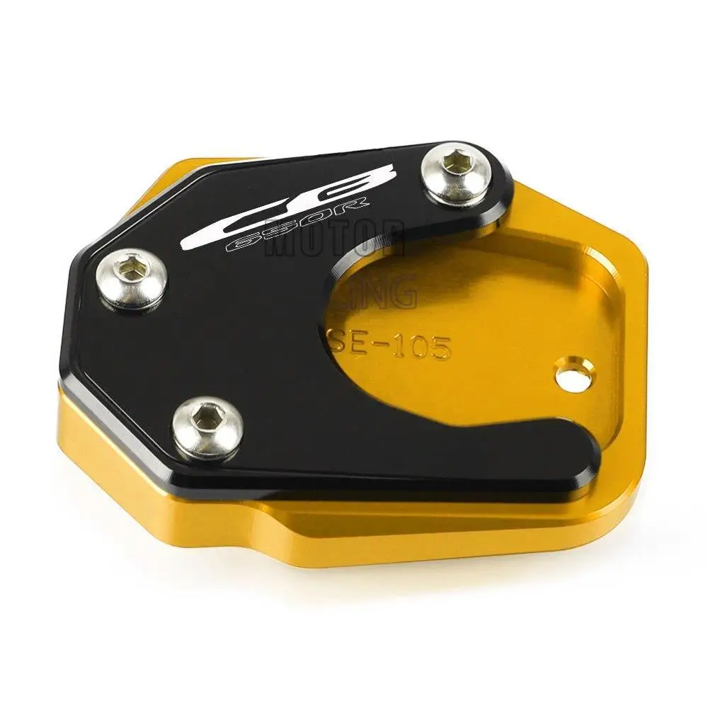 2023 2024 CB 650R Kickstand Support Pad Support Shell Foot Side Stand Pad Plate For HONDA CB 650 R CB650R 2019 2020 2021 2022